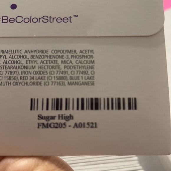 Color Street Sugar High Dry Polish + Bonus - Picture 3 of 3